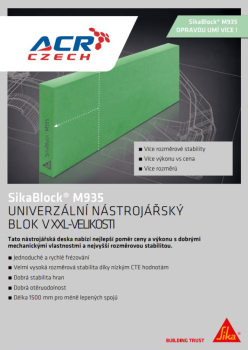 SikaBlock m935 - univerzální nástrojářský blok 